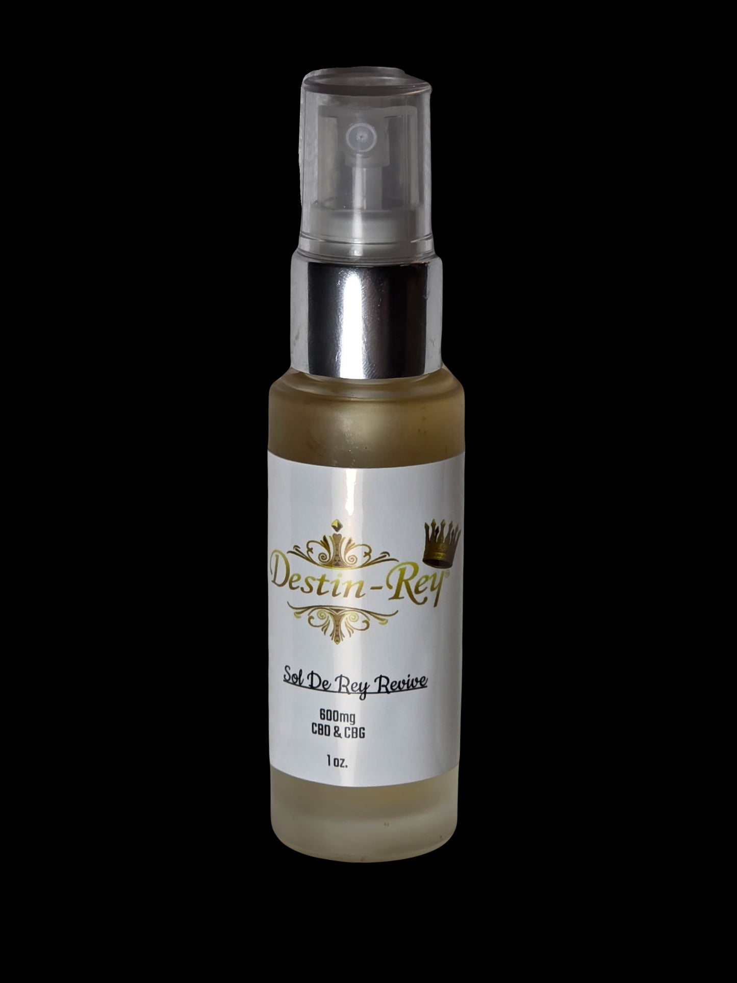 Destin Rey’s Skin Mist Natural Revive Smoke White Bottle 1 OZ.
